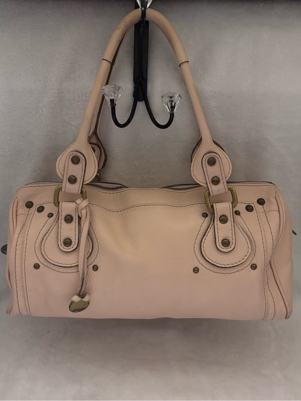 Rabeanco Leather Top Handle Satchel
